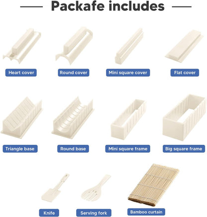 Sushi Making Set — Beginner-Friendly Sushi Shapes Kit