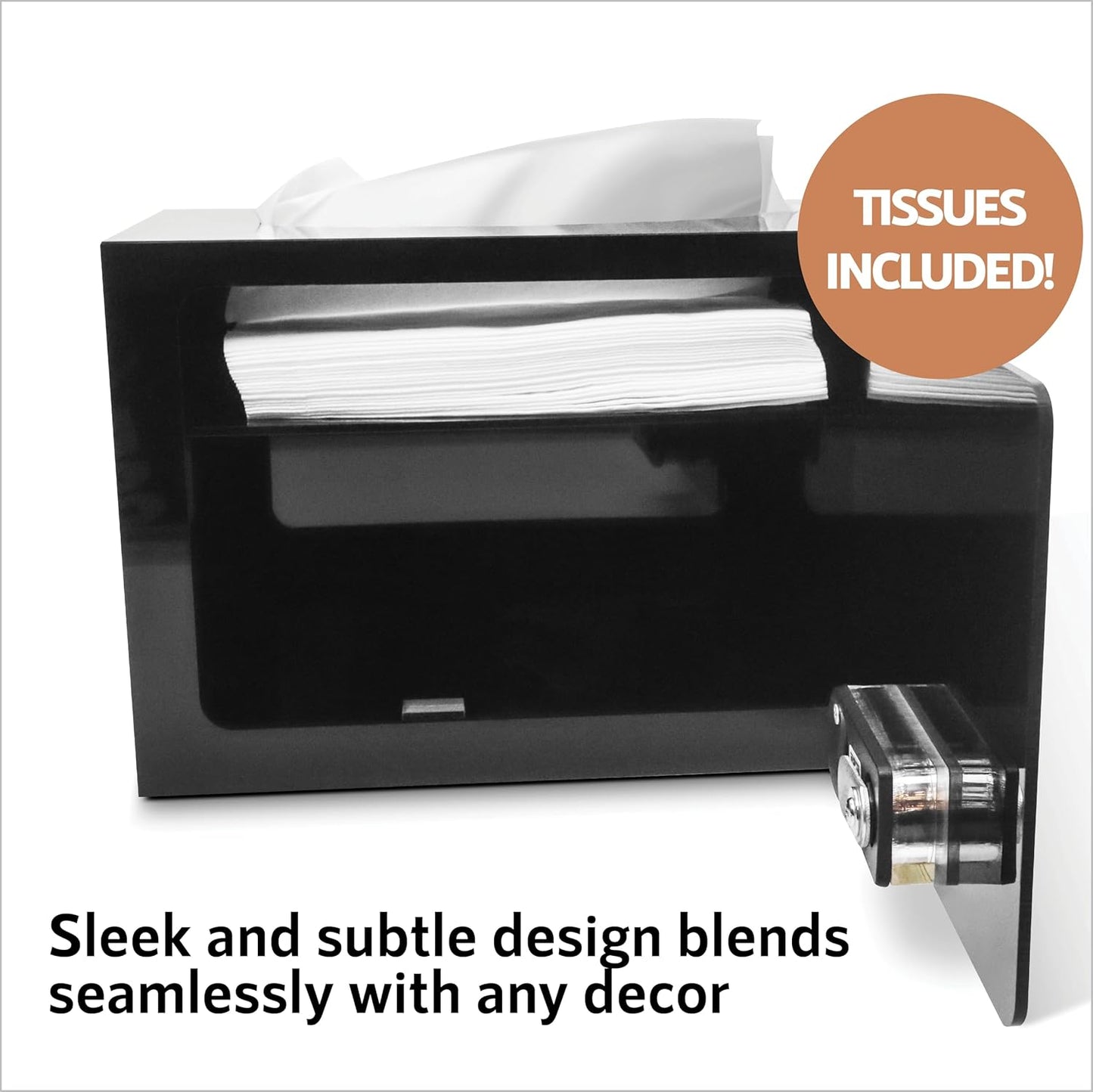 Hidden Safe Tissue Box — Discreet Storage with Dual Compartments