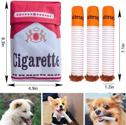 Cigarette Dog Chew Toy (3-Piece Set)