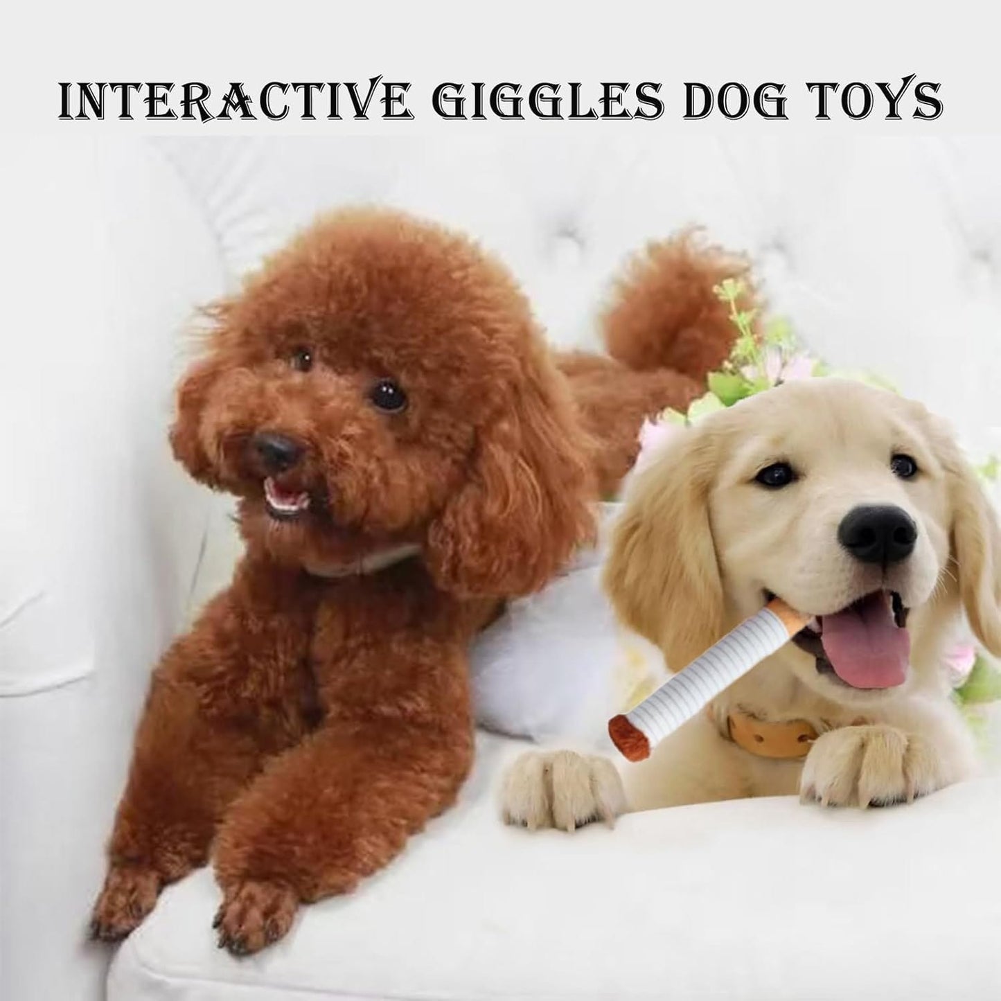 Cigarette Dog Chew Toy (3-Piece Set)