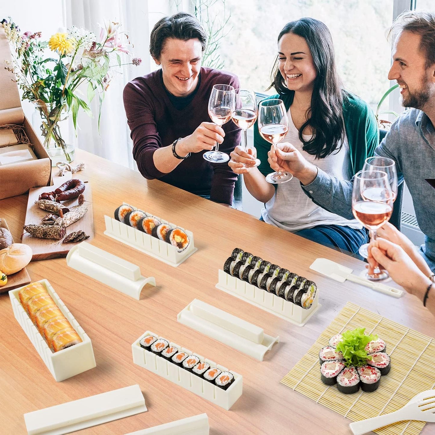 Sushi Making Set — Beginner-Friendly Sushi Shapes Kit